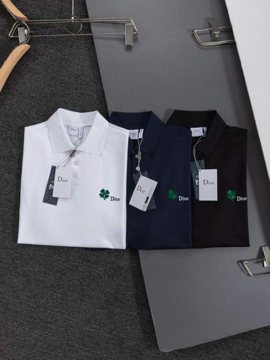 Picture of Dior Polo Shirts Short _SKUDiorS-XLxetr48628334